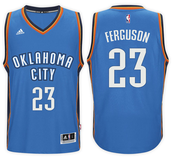 Men Thunder Terrance Ferguson NBA Swingman Road Blue Jersey